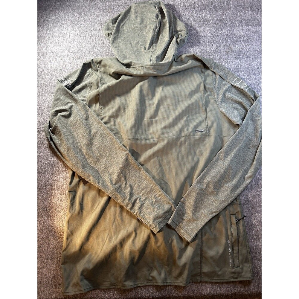 NEW Anetik Hoodie Men Sz XL Ultralight Outdoor Tech Hoodie Shirt Vint Green - Picture 8 of 11